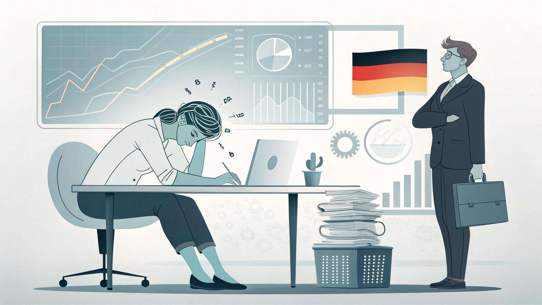Überlastete Mitarbeiter versus effiziente KI-Automatisierung