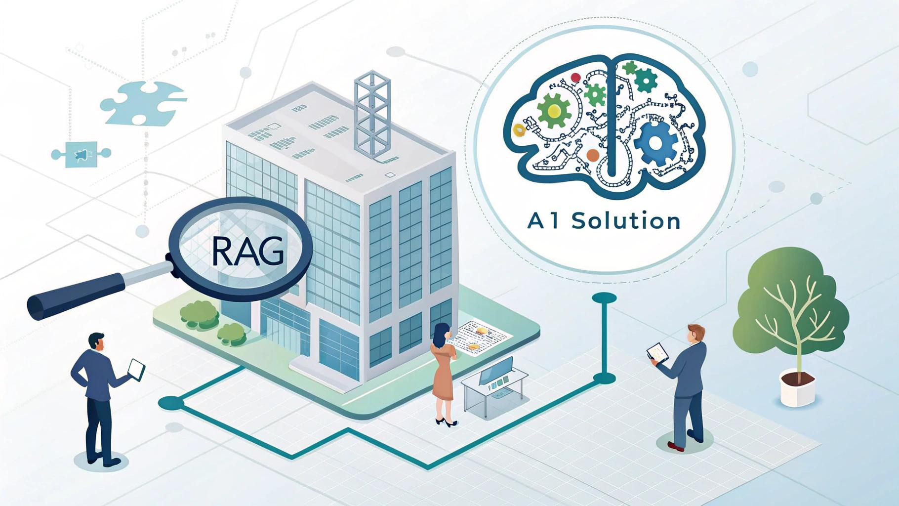 Illustration zur RAG-Architektur für zuverlässige KI-Systeme