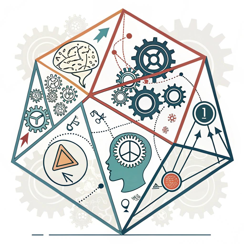 Visualisierung des DeepSeek R1 Reasoning-Modells, das komplexe Probleme durchdenkt.