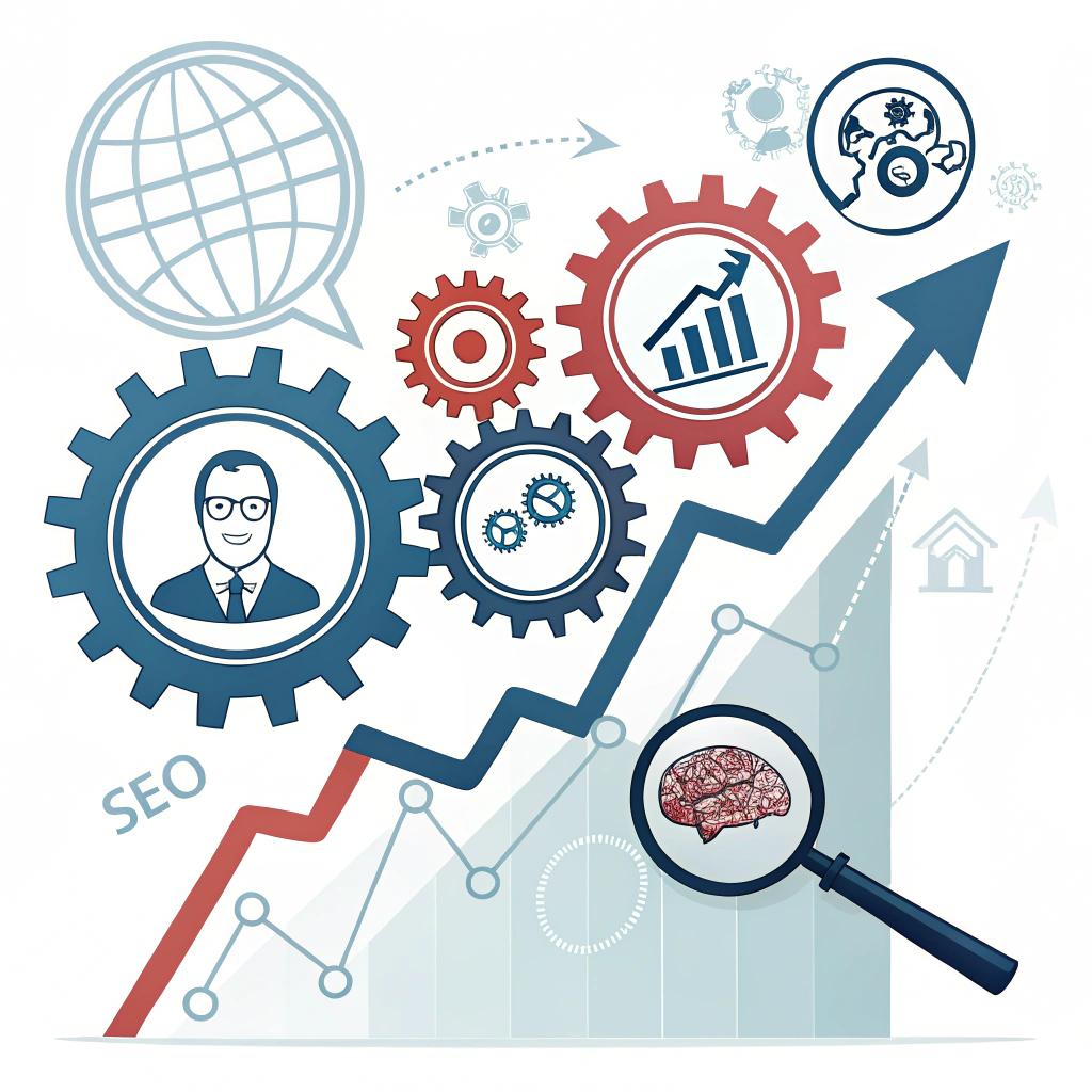 Karte mit Markierungen für lokale Unternehmen - Local SEO Optimierung